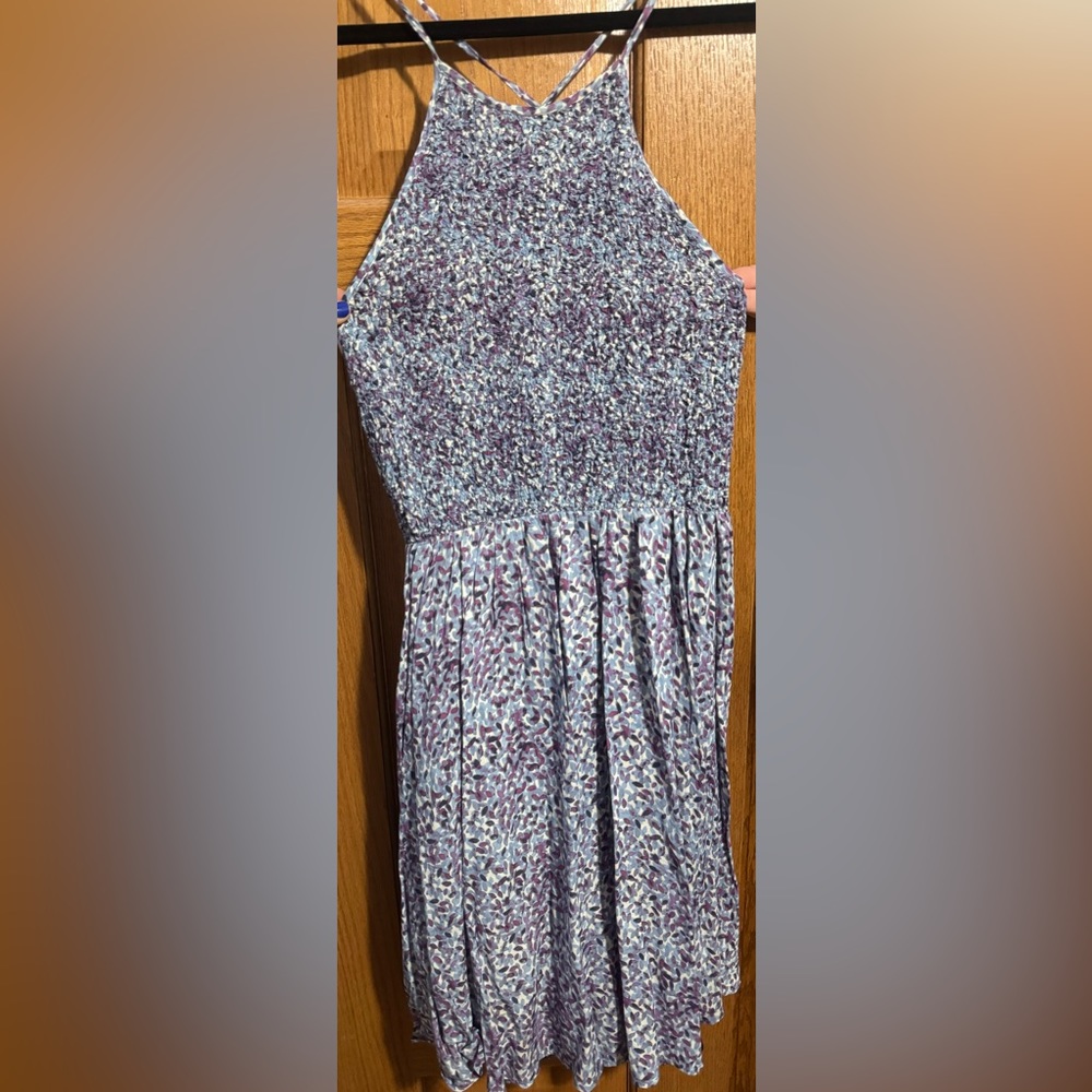 Kimchi Blue Verlina Smocked Backless Fit and Flare Mini